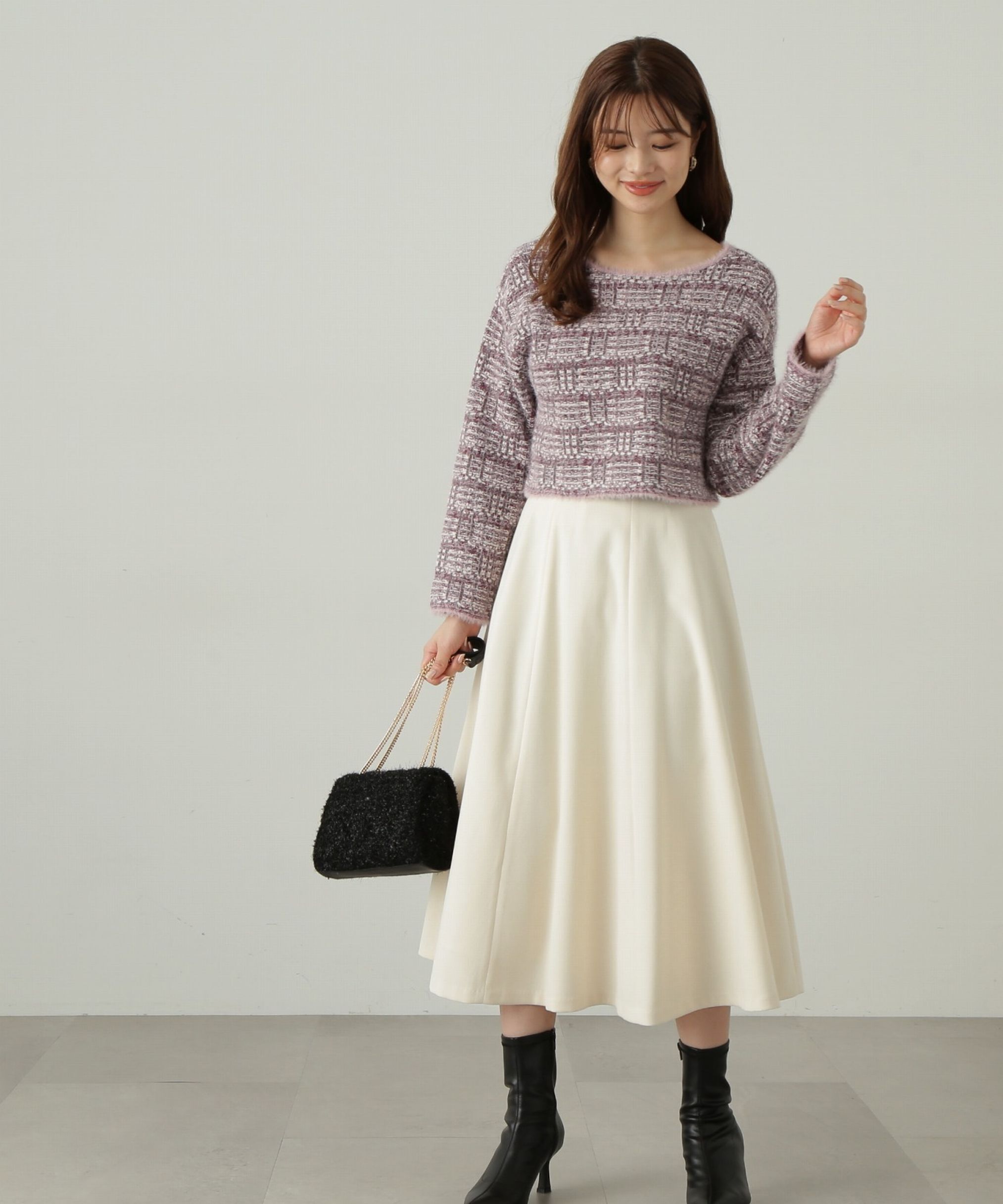 PROPORTION BODY DRESSING「ソフトタッチフレアスカート」|スカート|