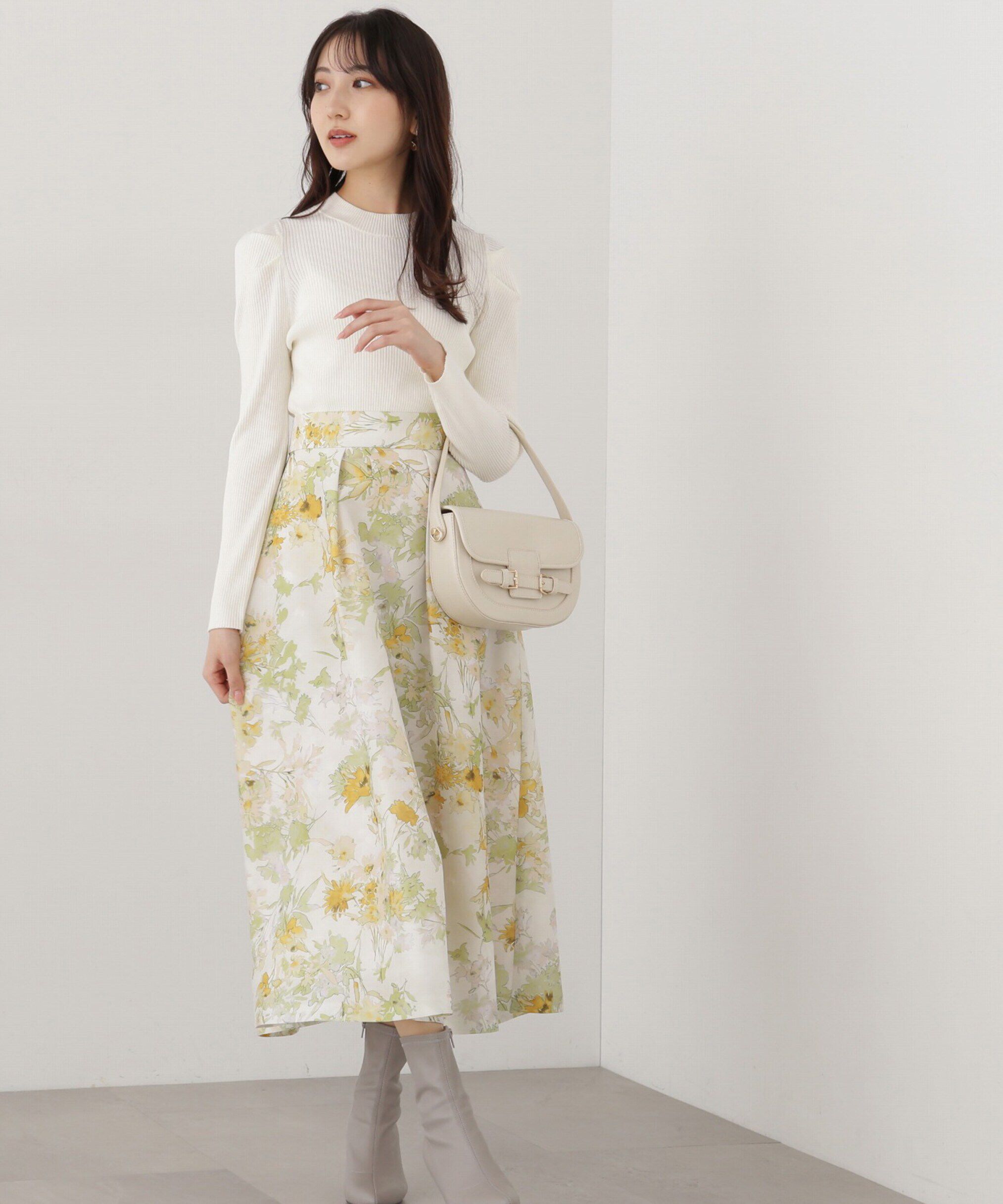 PROPORTION BODY DRESSING「オーガンシアーフラワースカート」|スカート|