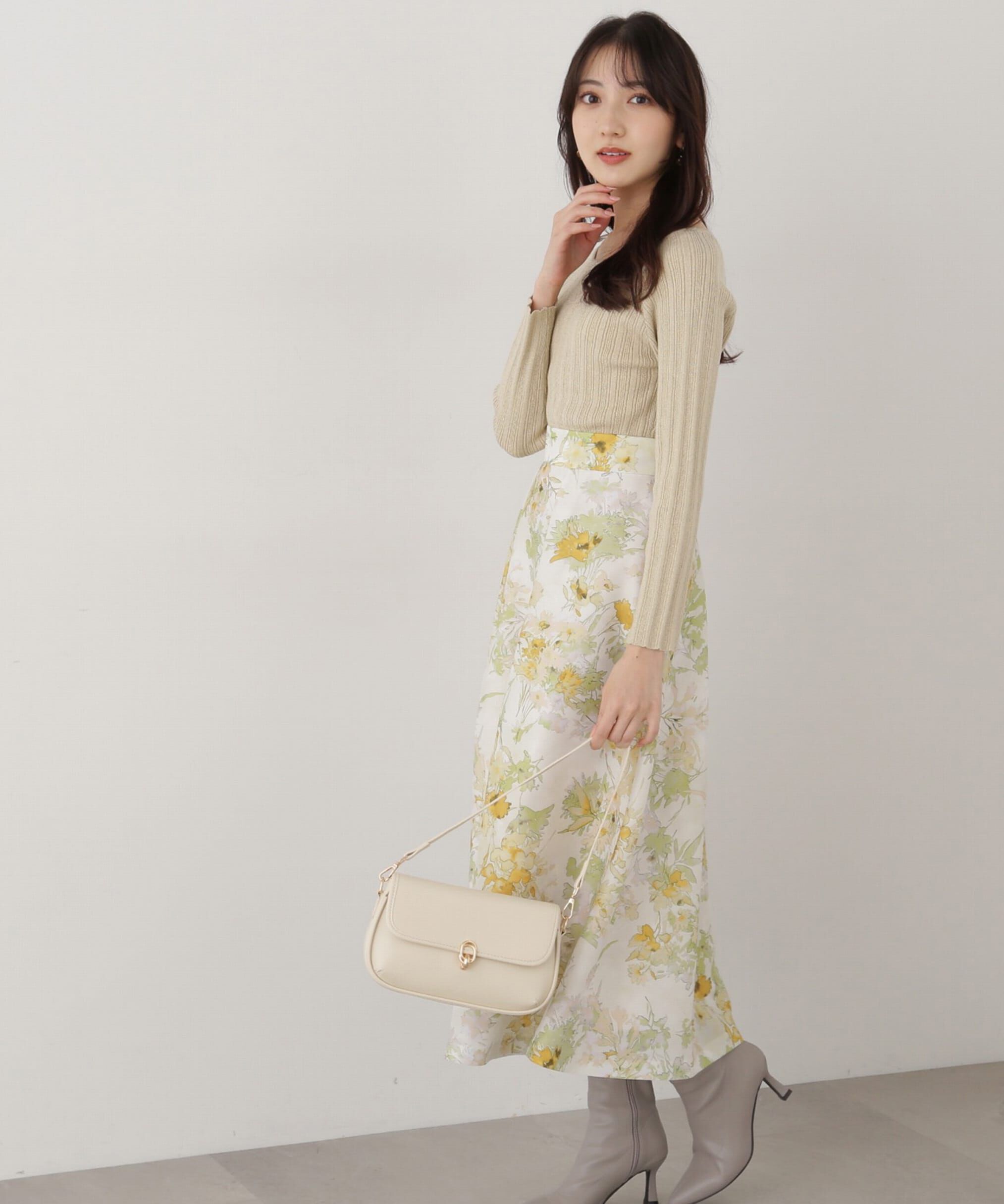 PROPORTION BODY DRESSING「オーガンシアーフラワースカート」|スカート|