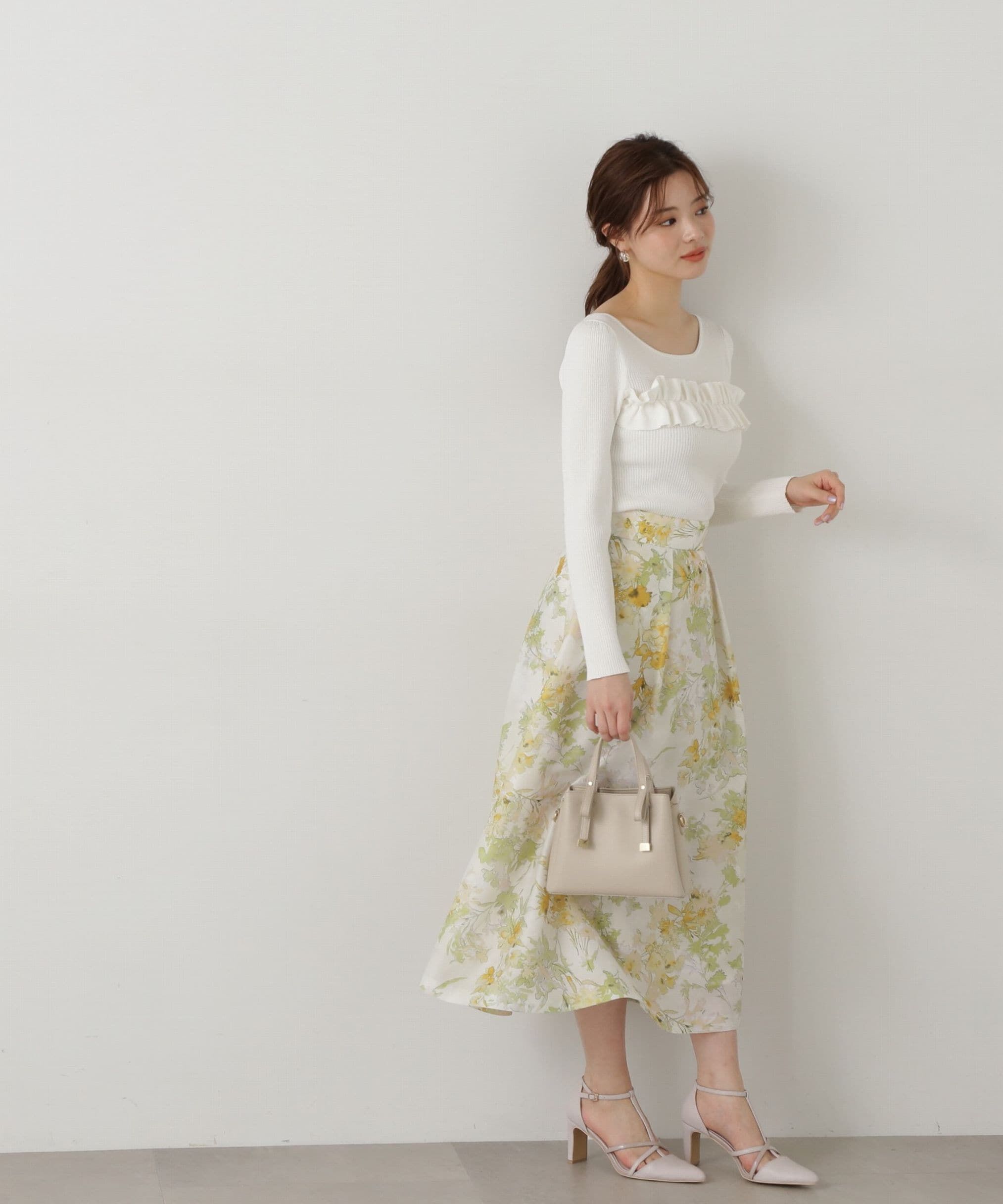 PROPORTION BODY DRESSING「オーガンシアーフラワースカート」|スカート|