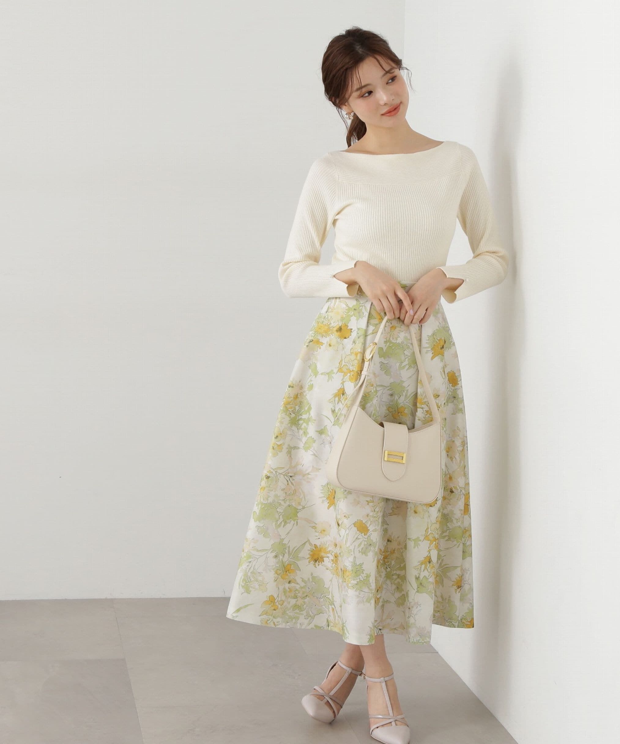 PROPORTION BODY DRESSING「オーガンシアーフラワースカート」|スカート|