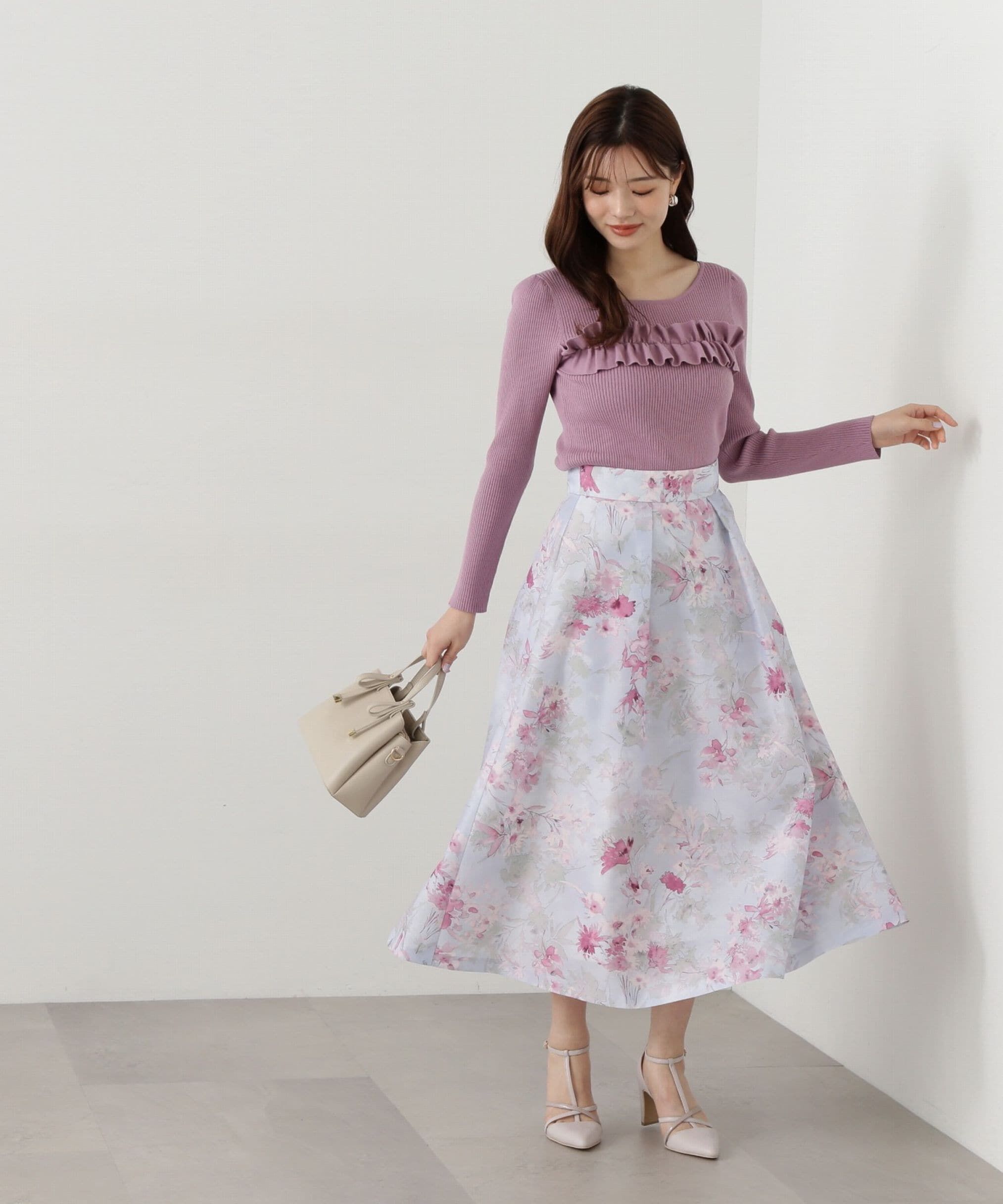 PROPORTION BODY DRESSING「オーガンシアーフラワースカート」|スカート|