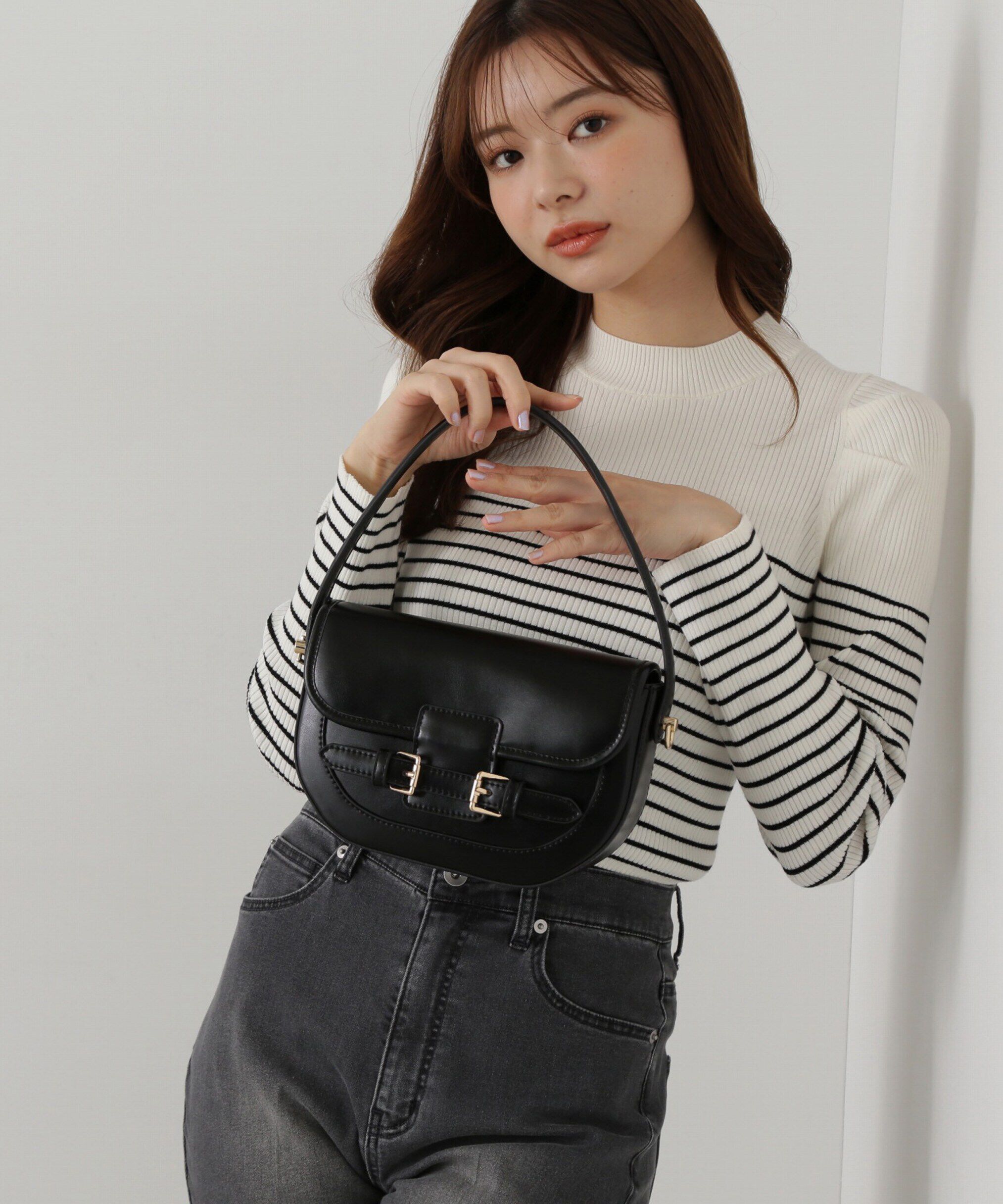 PROPORTION BODY DRESSING「パワーショルダーニット」|ニット・セーター|