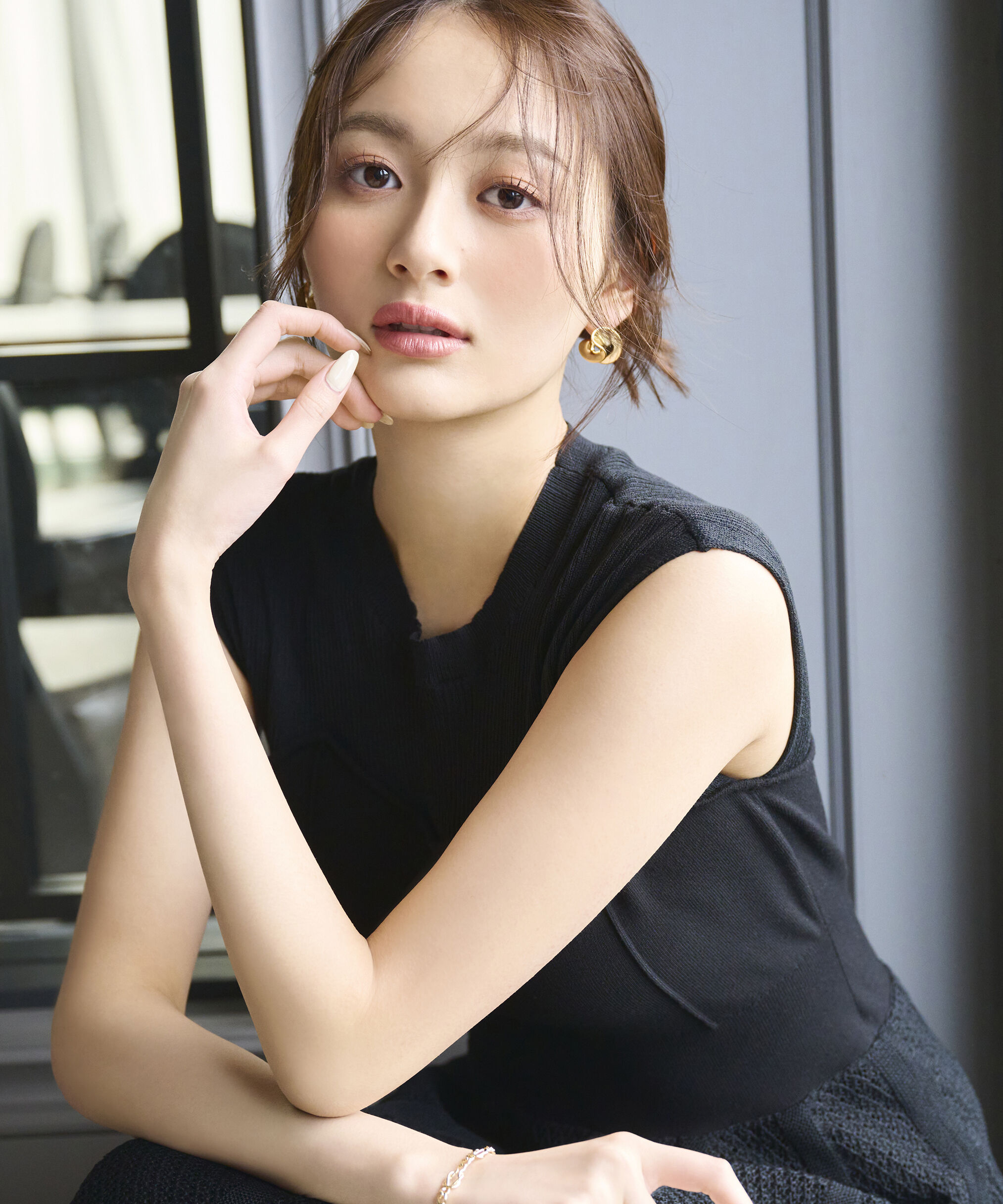 PROPORTION BODY DRESSING「柄編みニットワンピース」|ワンピース|