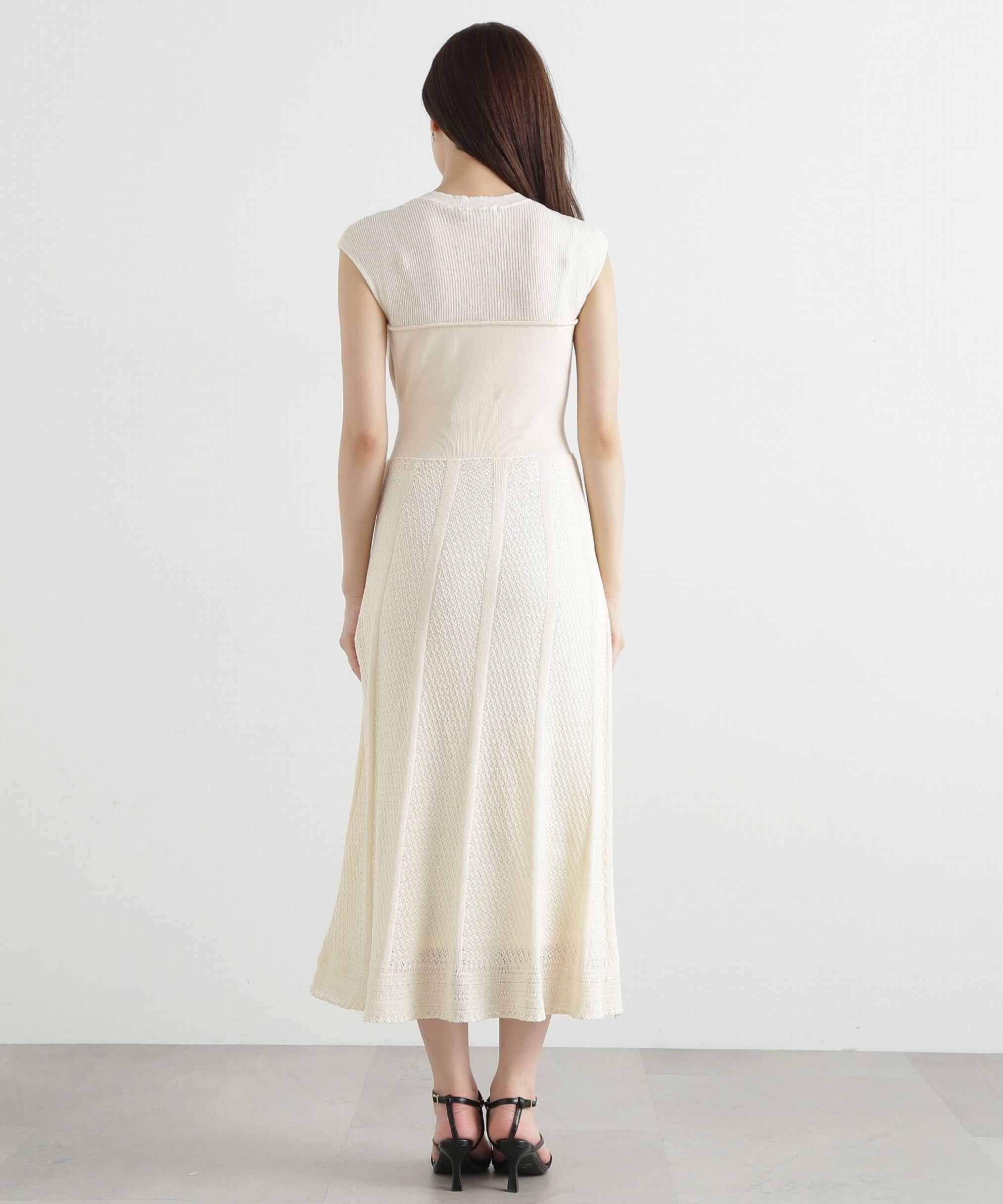 PROPORTION BODY DRESSING「柄編みニットワンピース」|ワンピース|