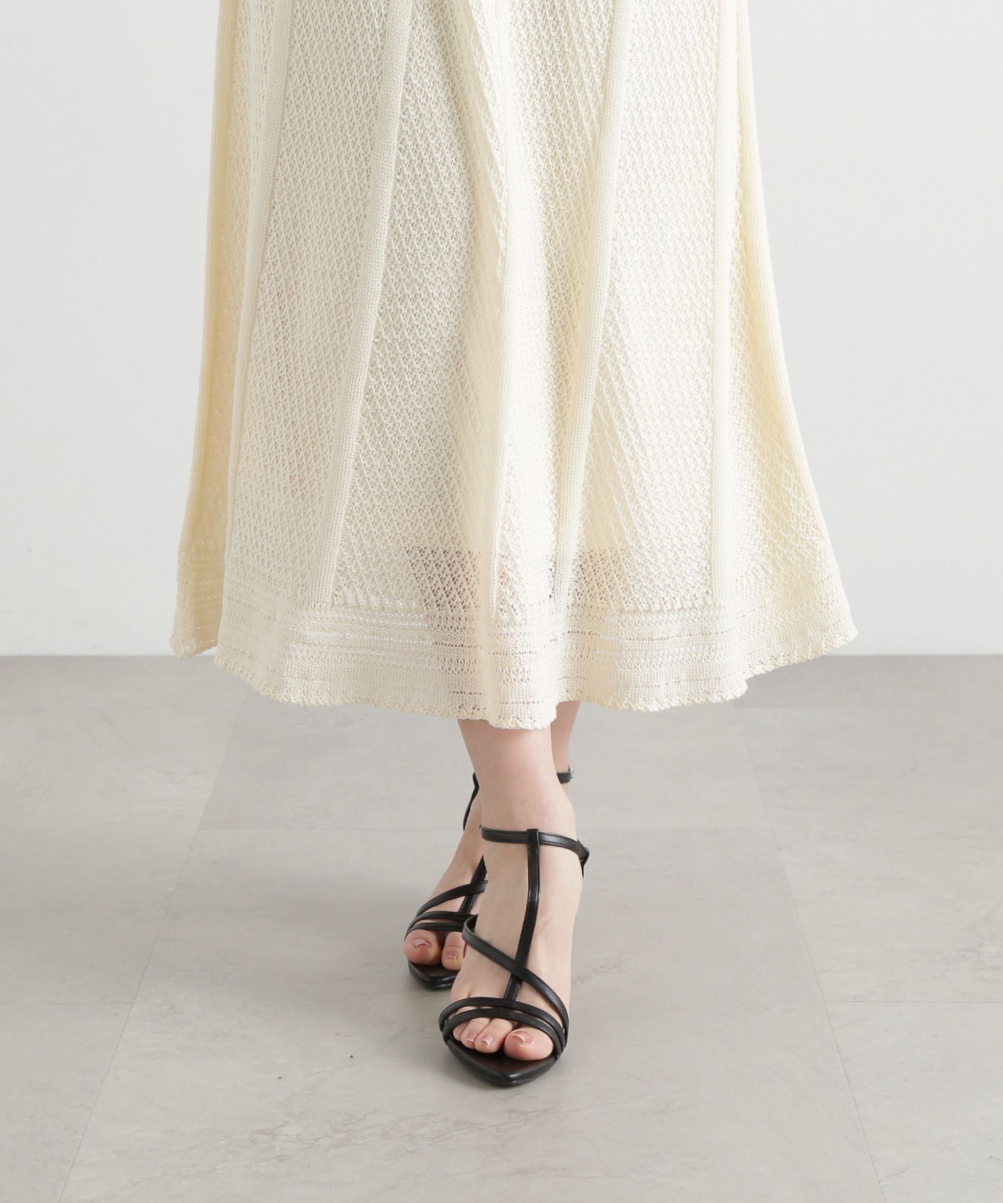 PROPORTION BODY DRESSING「柄編みニットワンピース」|ワンピース|