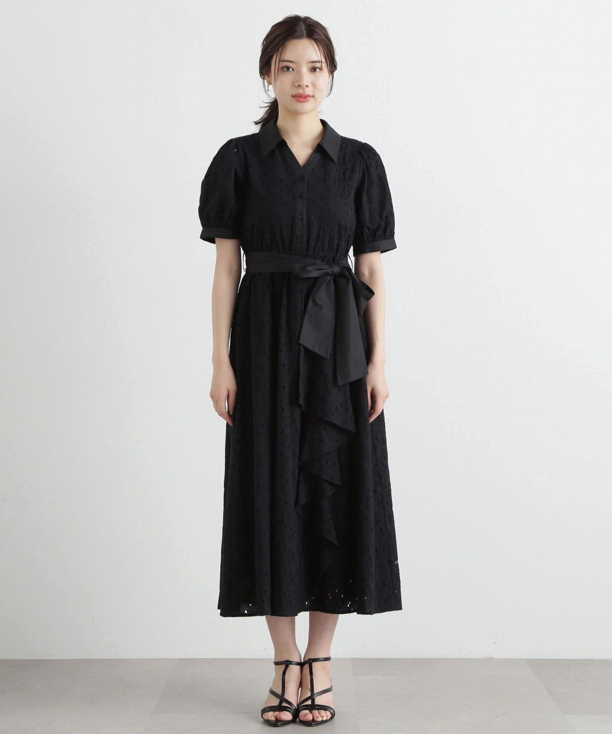 PROPORTION BODY DRESSING「カットワーク刺繍シャツワンピース」|ワンピース|