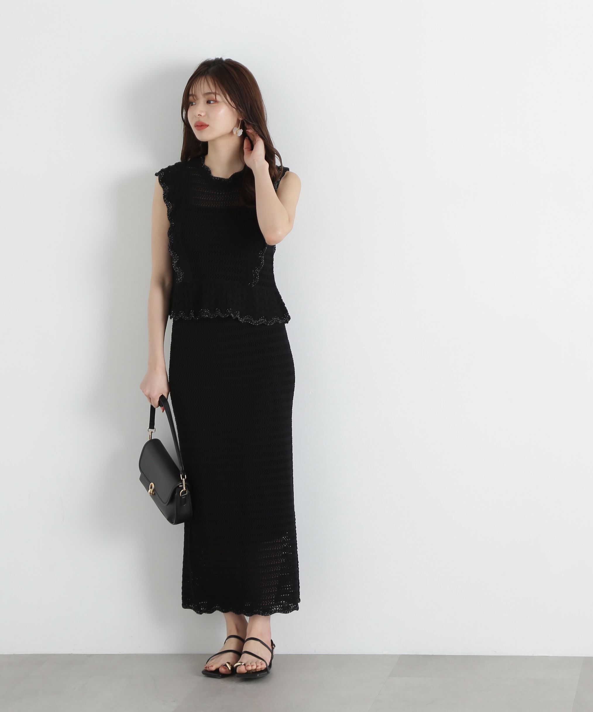 PROPORTION BODY DRESSING「クロッシェニット SET UP」|ワンピース|