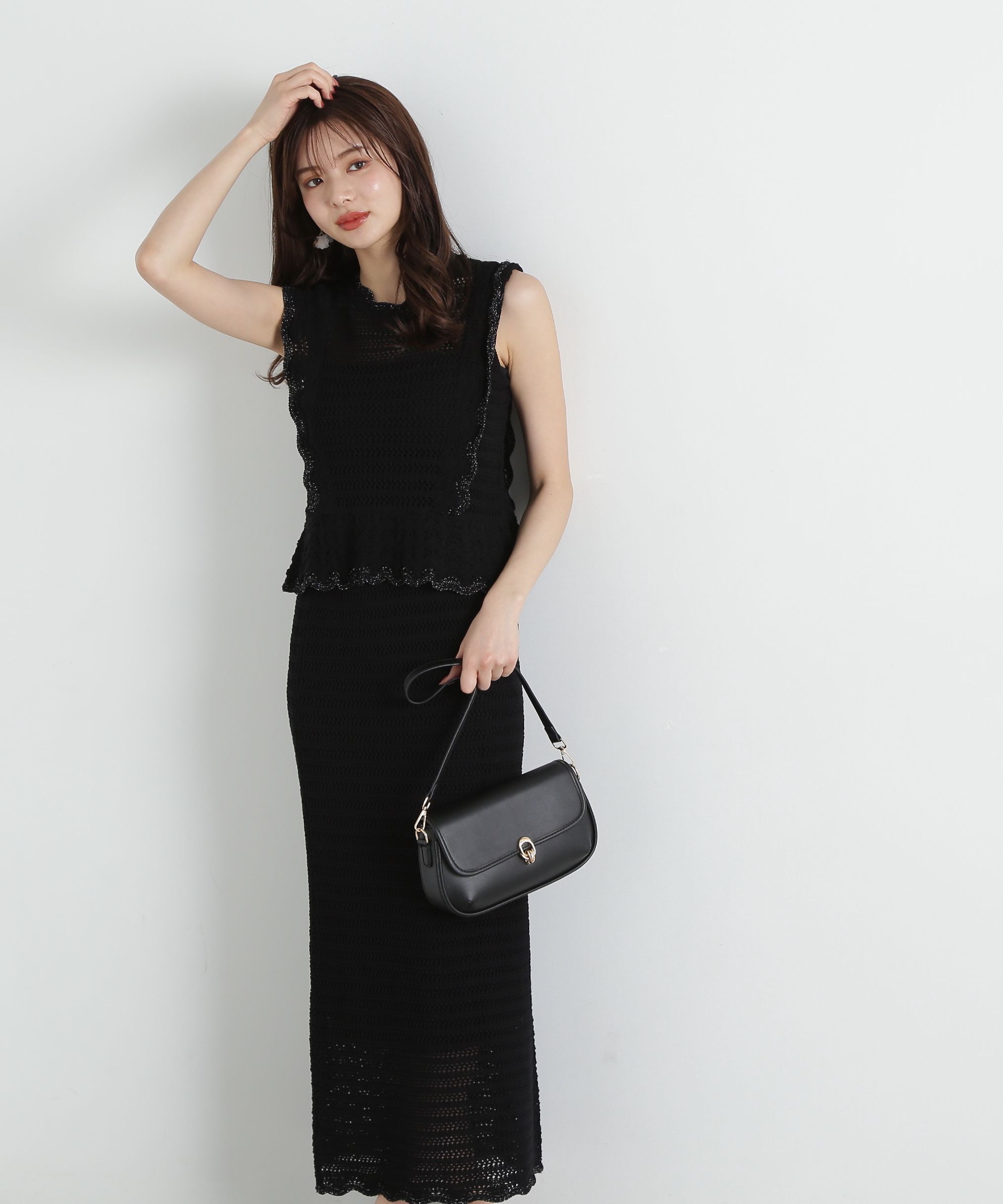 PROPORTION BODY DRESSING「クロッシェニット SET UP」|ワンピース|