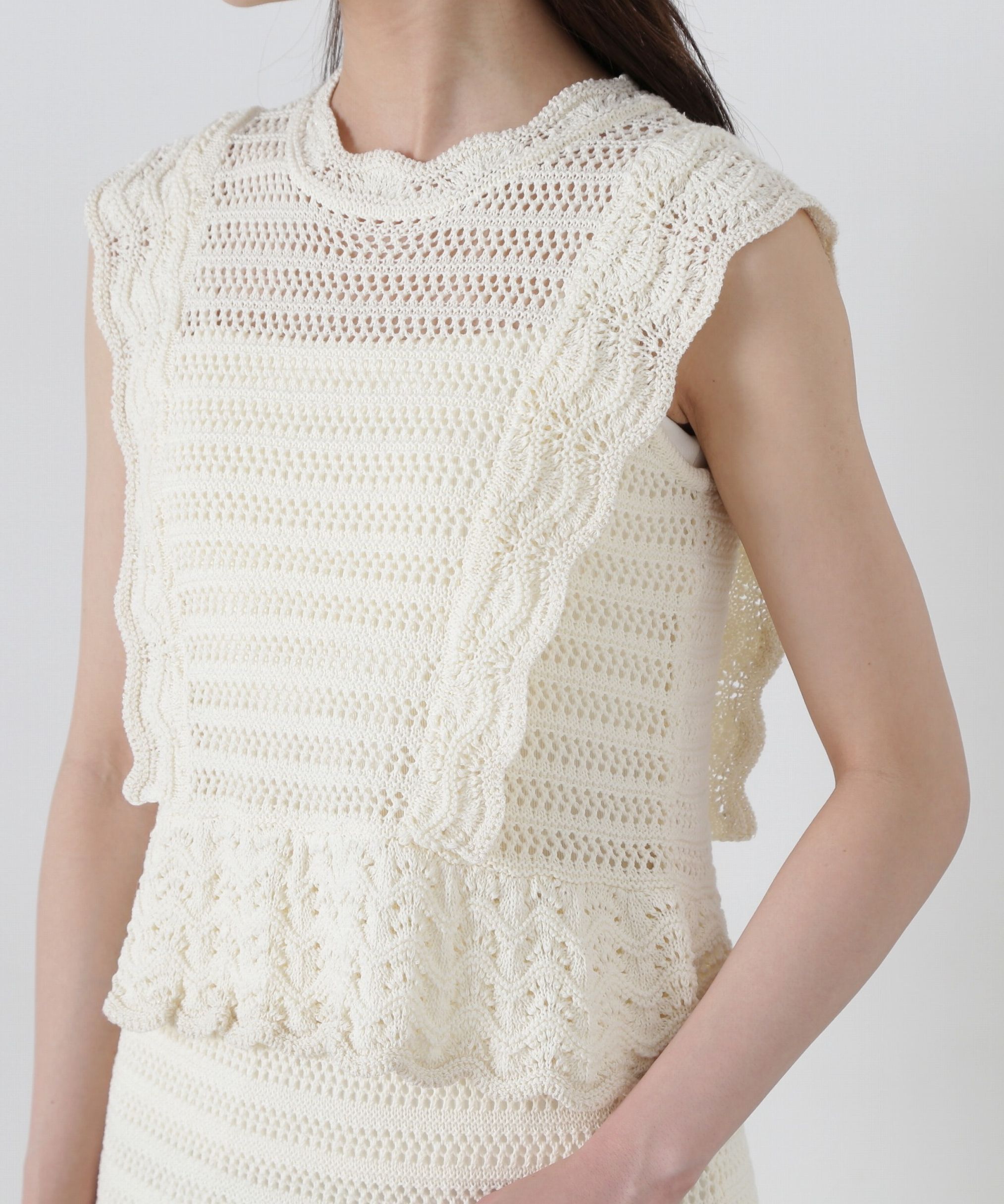 PROPORTION BODY DRESSING「クロッシェニット SET UP」|ワンピース|