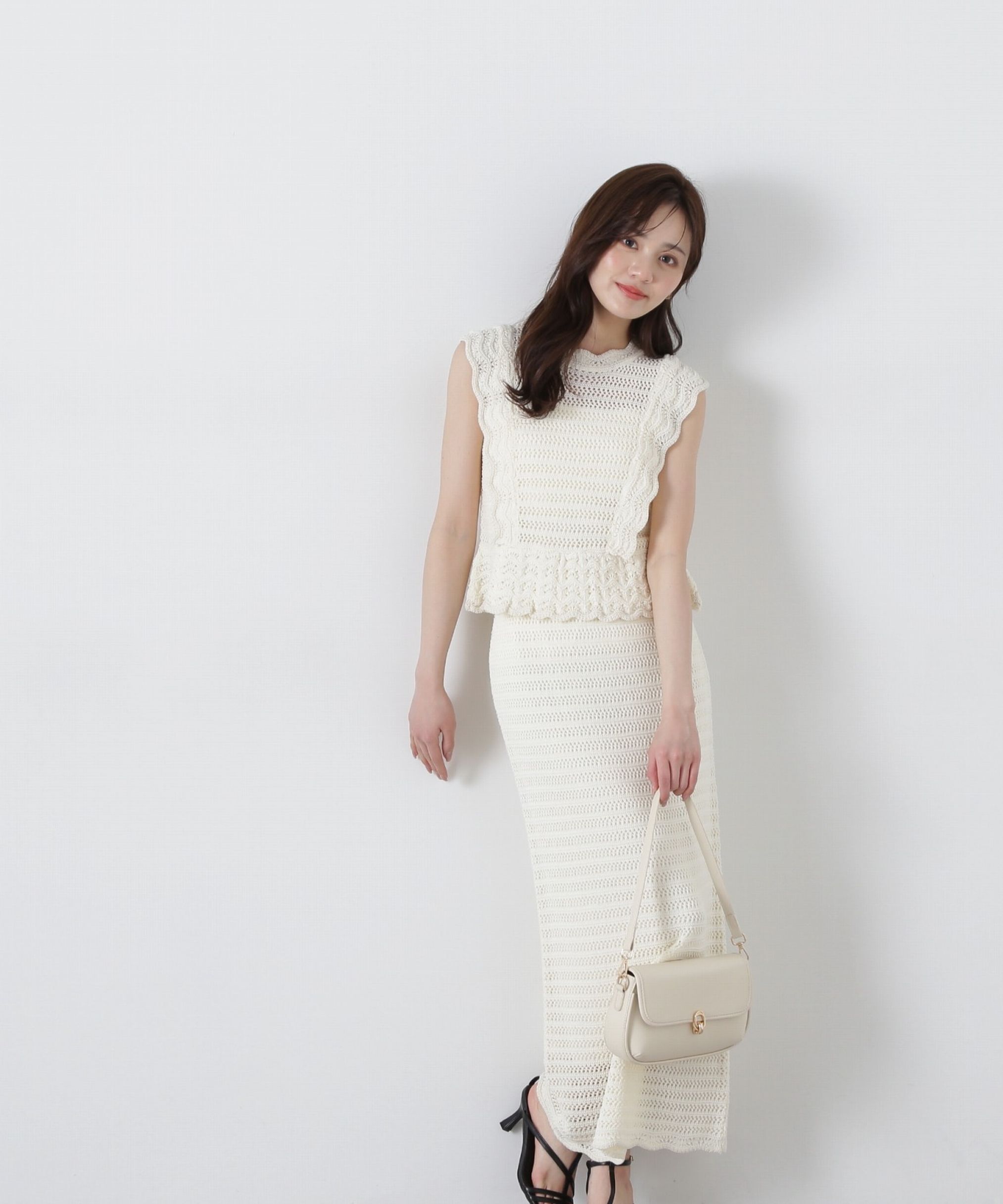 PROPORTION BODY DRESSING「クロッシェニット SET UP」|ワンピース|