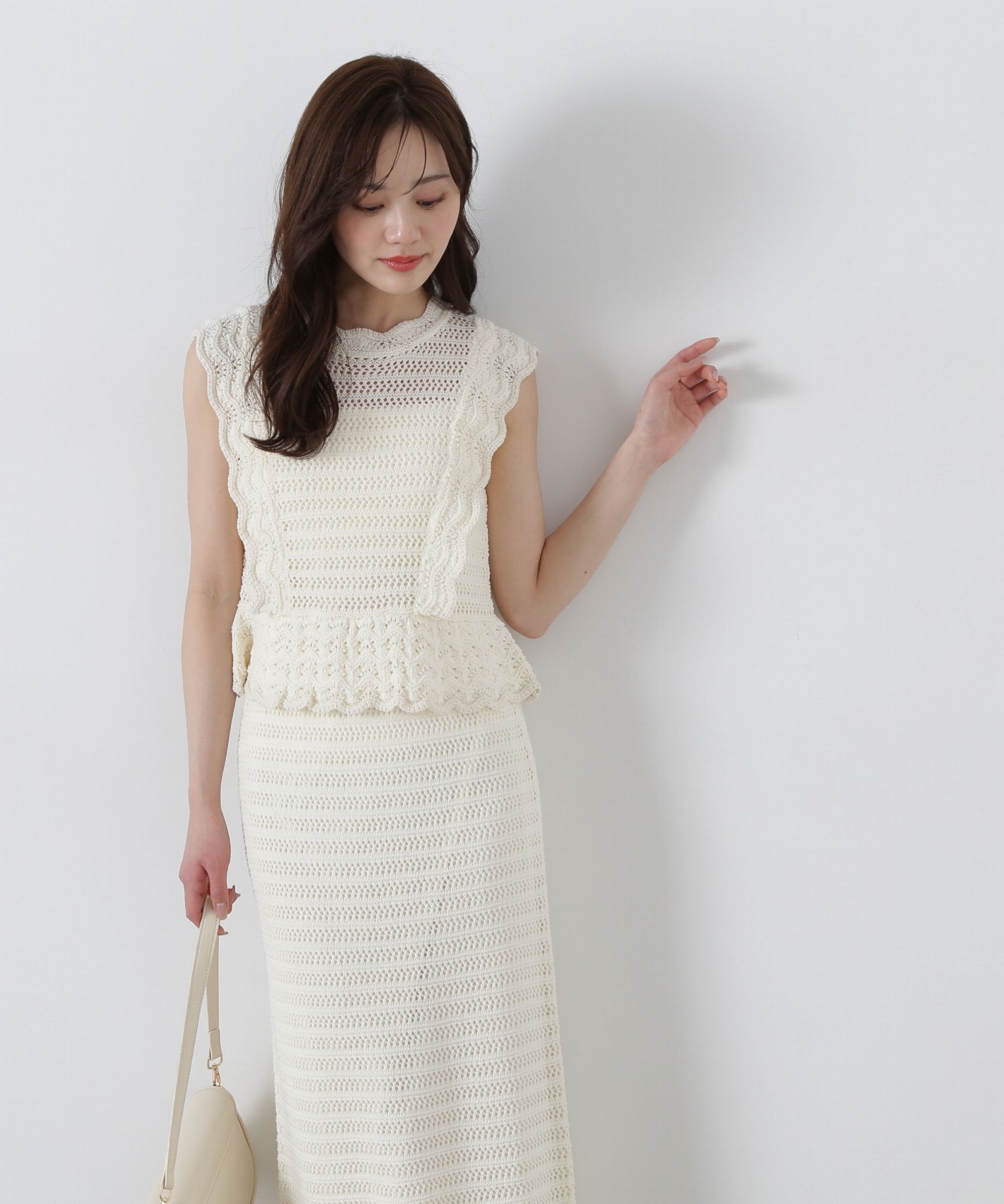 PROPORTION BODY DRESSING「クロッシェニット SET UP」|ワンピース|