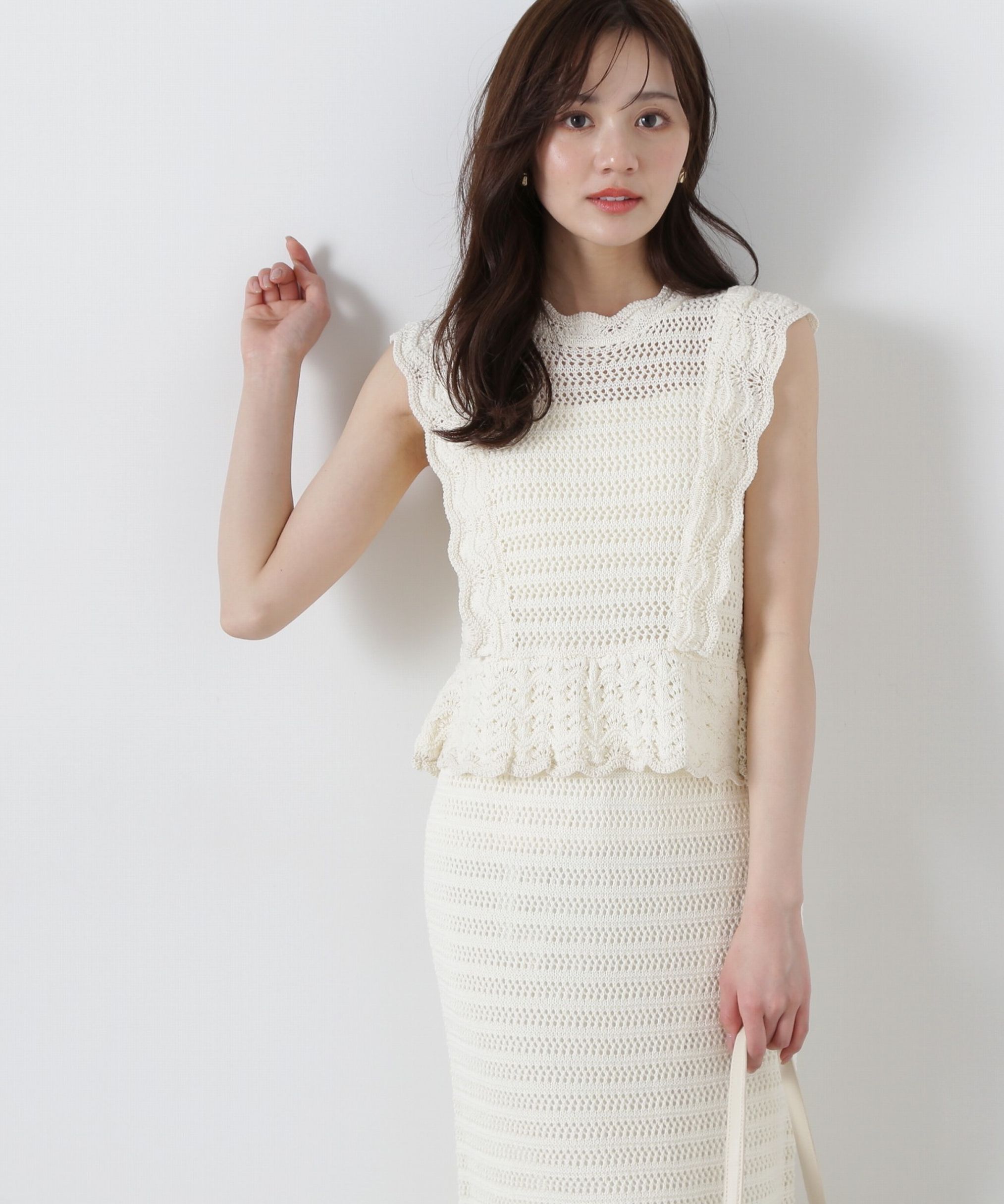 PROPORTION BODY DRESSING「クロッシェニット SET UP」|ワンピース|