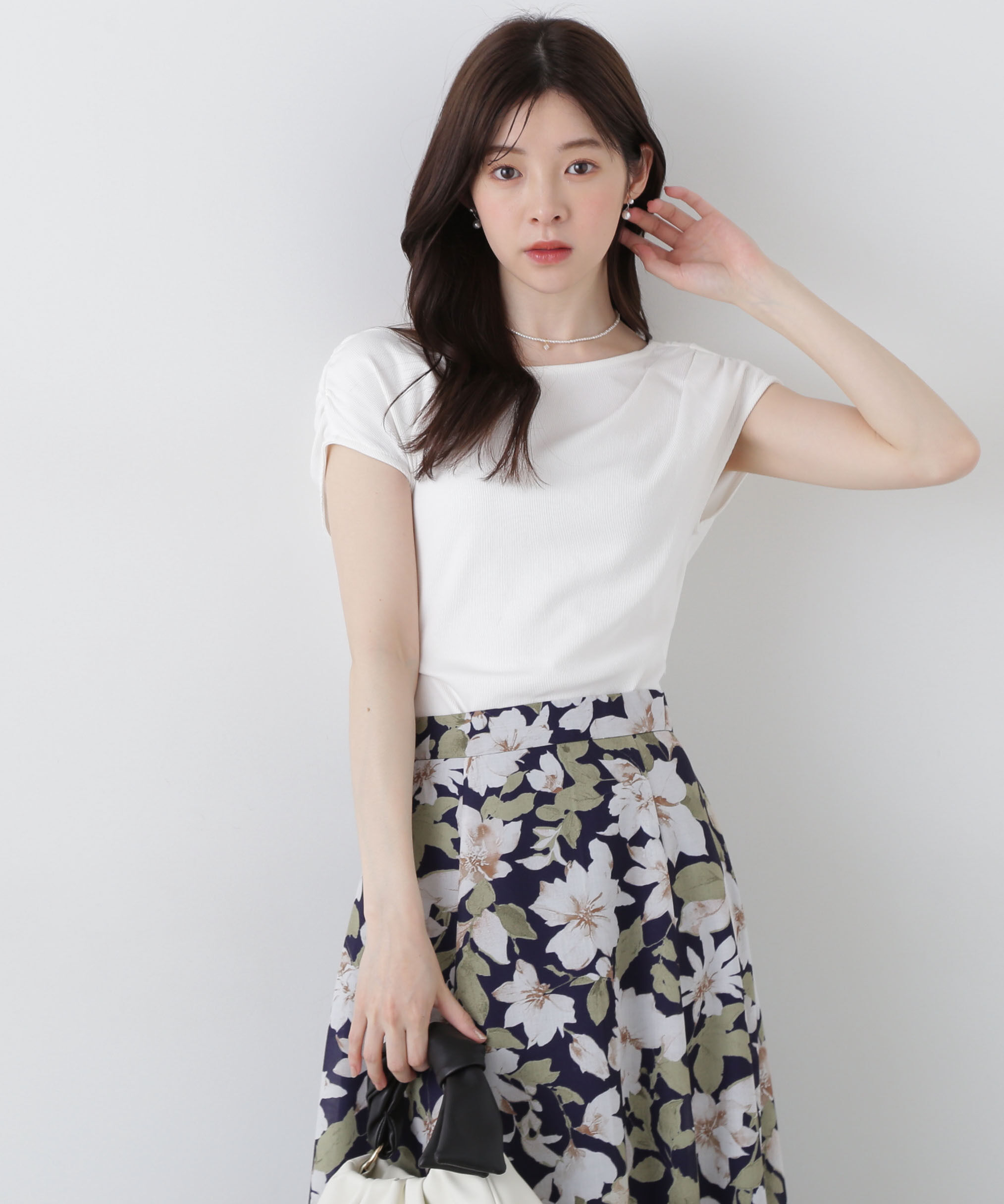 PROPORTION BODY DRESSING「前後2wayアシメテレコ」|Tシャツ・カットソー|