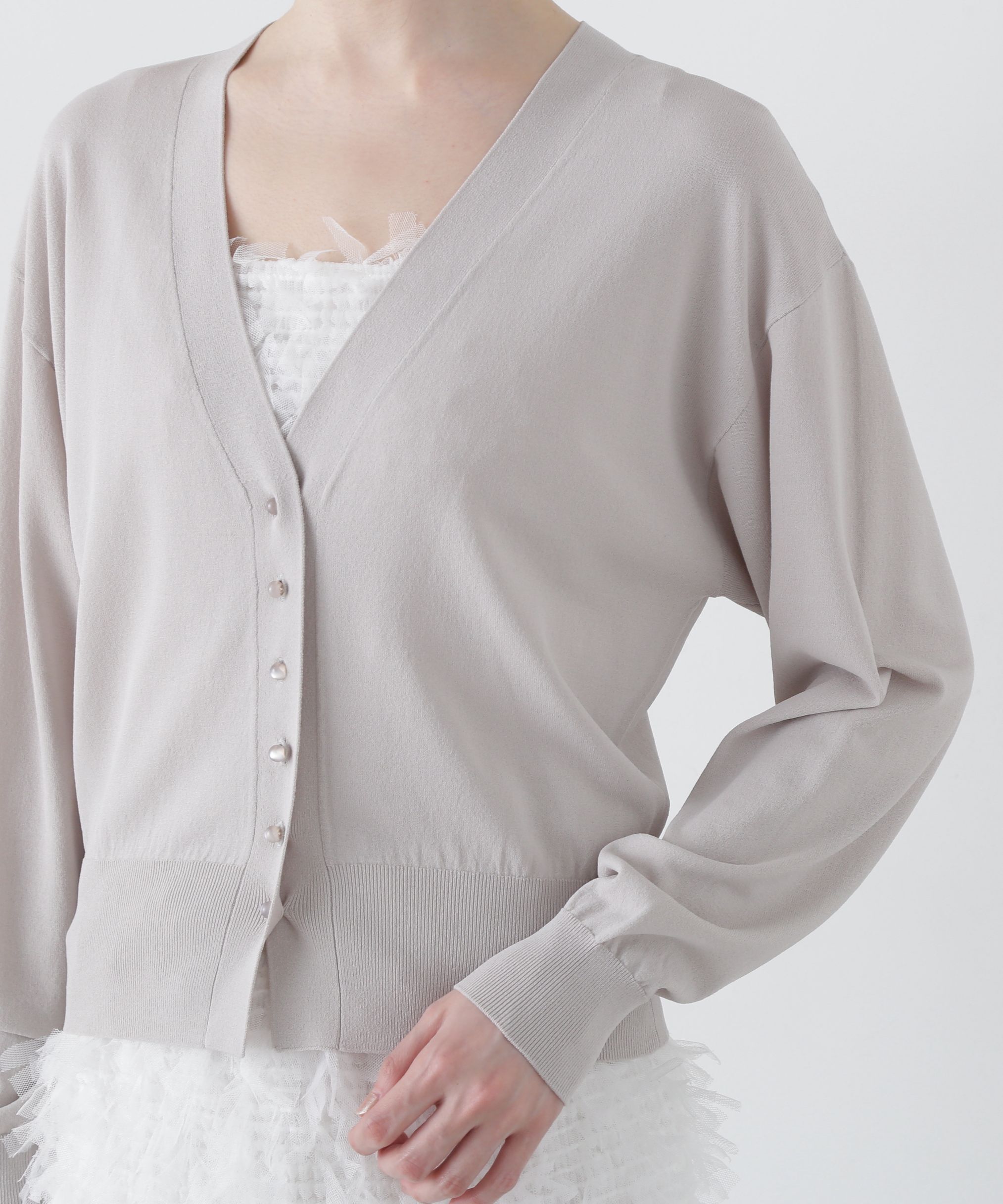 PROPORTION BODY DRESSING「ベーシックカーディガン」|カーディガン|