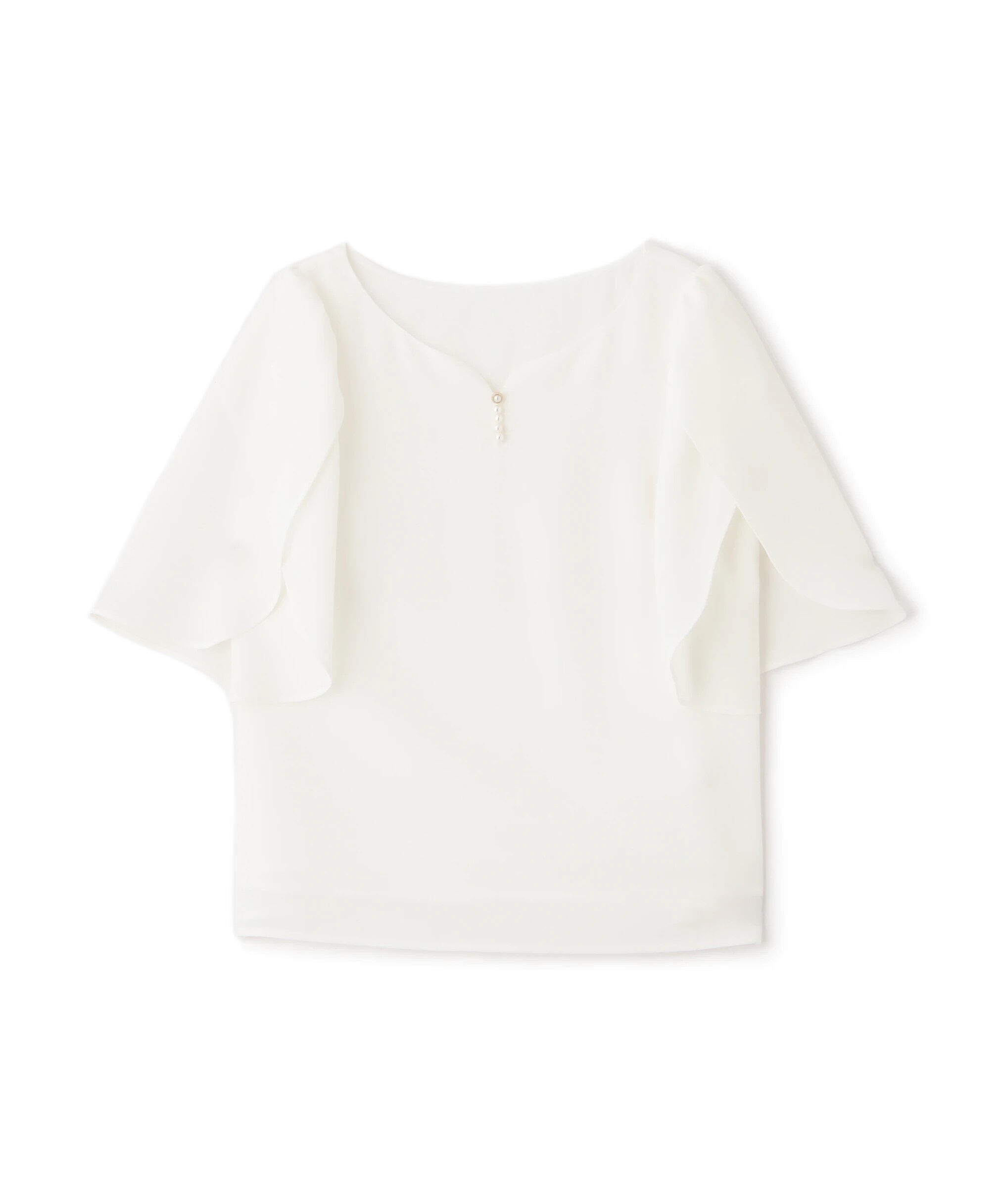 PROPORTION BODY DRESSING「ビジューフレアスリーブブラウス」|シャツ・ブラウス|