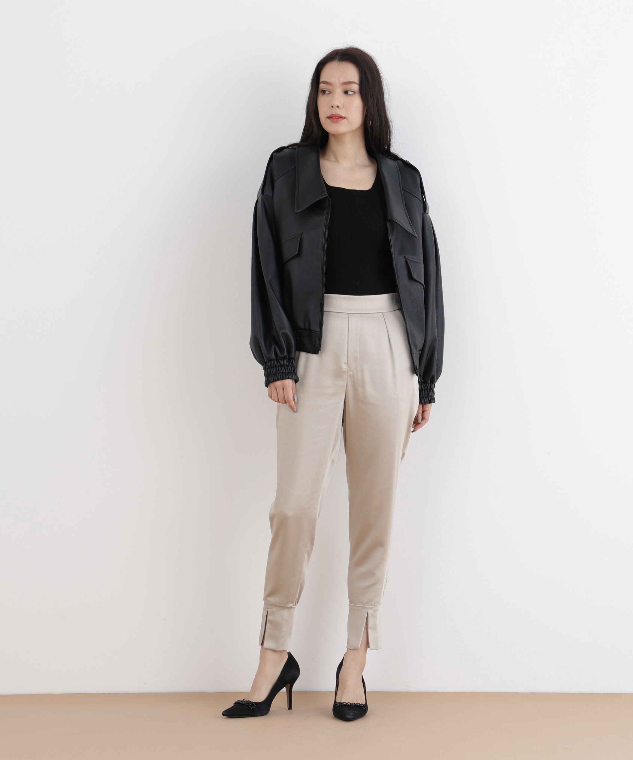  「◆サテンジョガーパンツ」|その他|