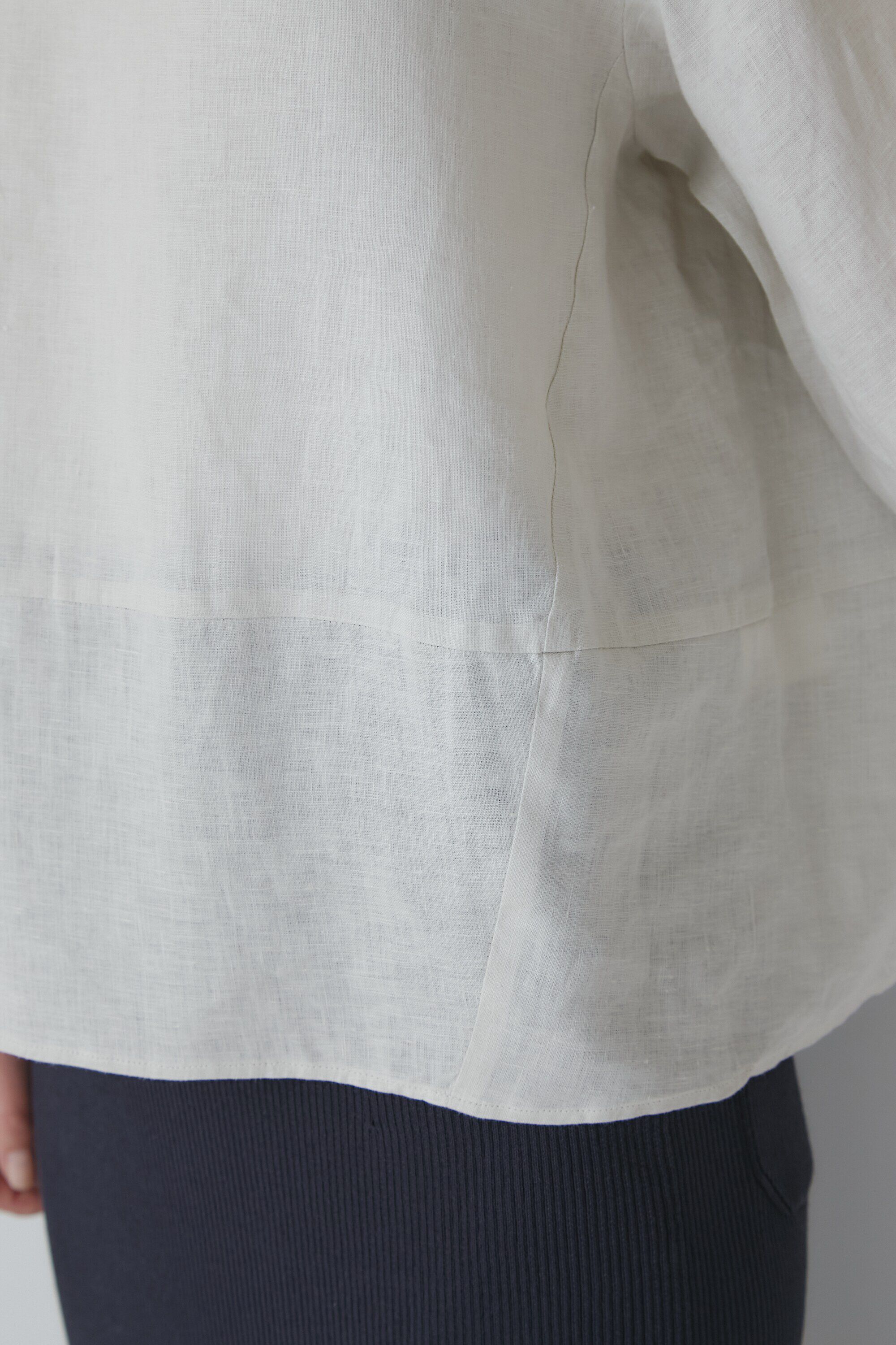  「◆ハードマンリネンショルダーボタンブラウス」|シャツ・ブラウス|