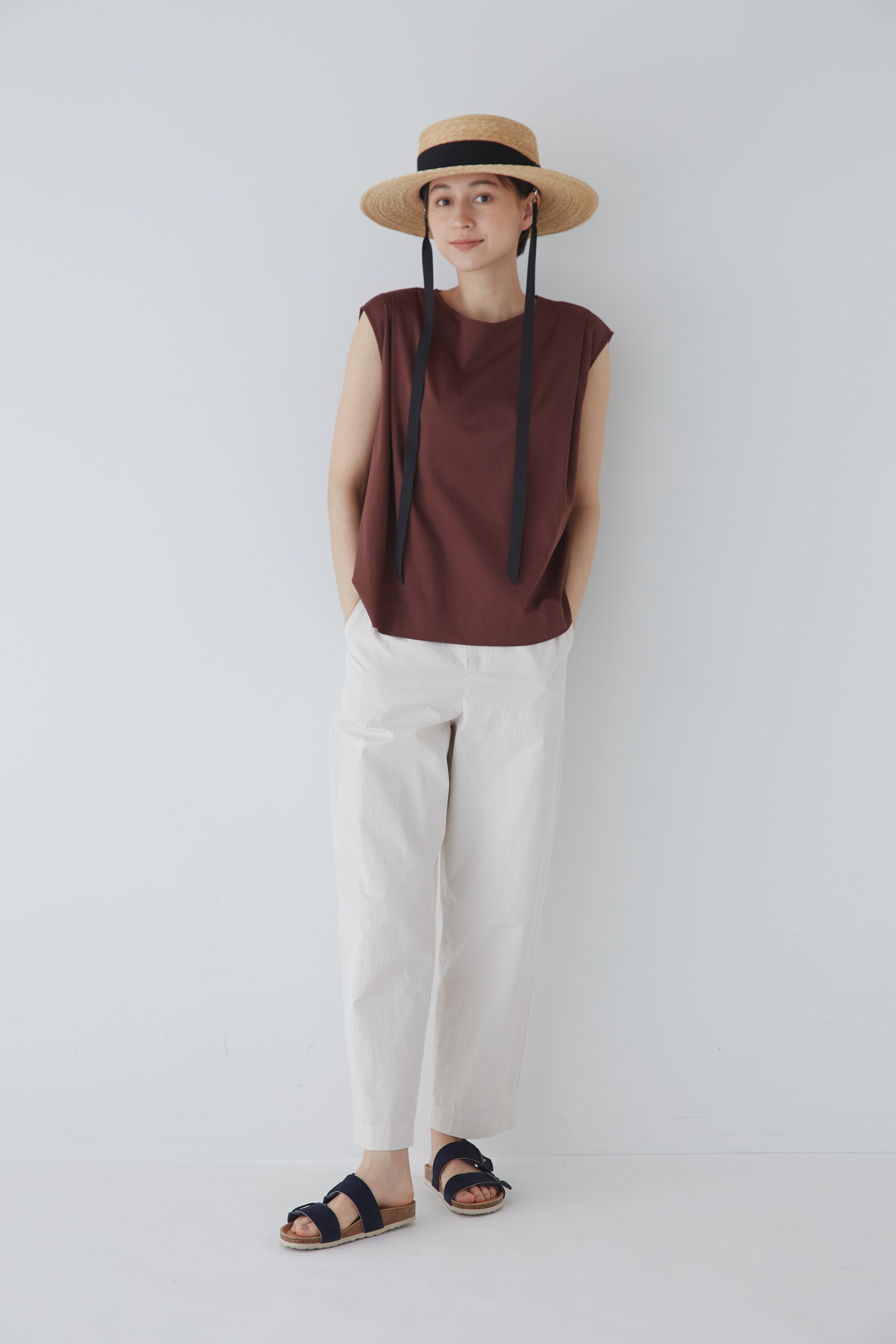  「◆スムースフレンチスリーブＴシャツ」|Tシャツ・カットソー|