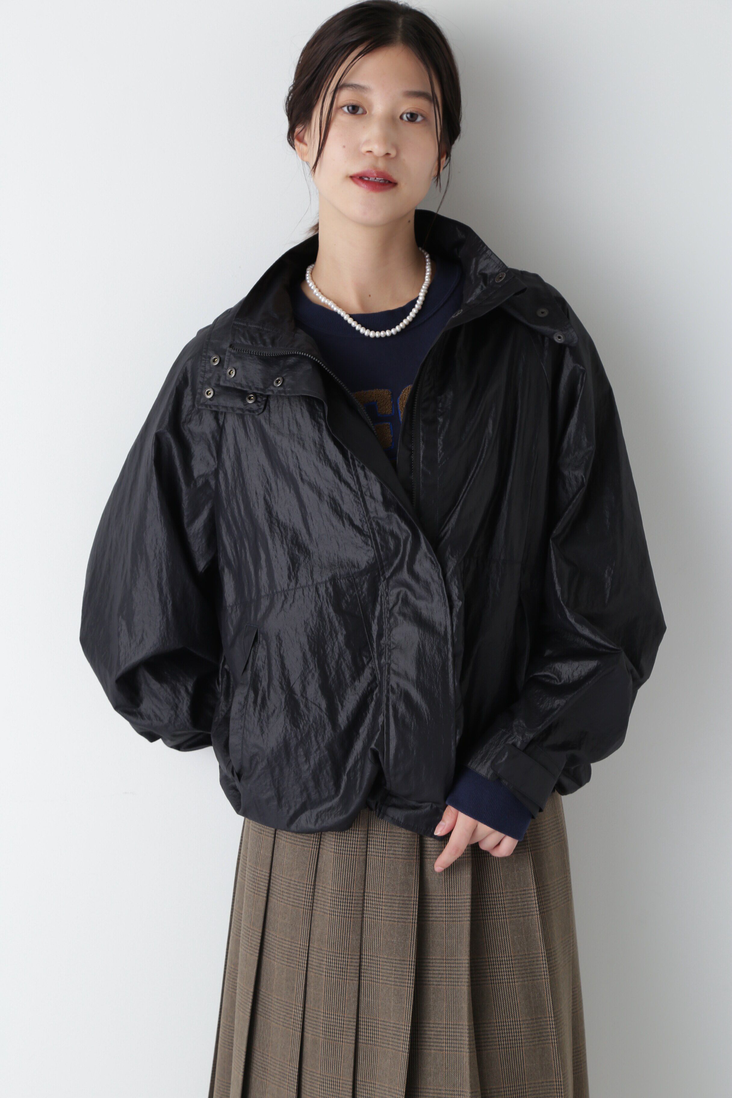  「◆ナイロンシャインサテンブルゾン」|ブルゾン・スタジャン|