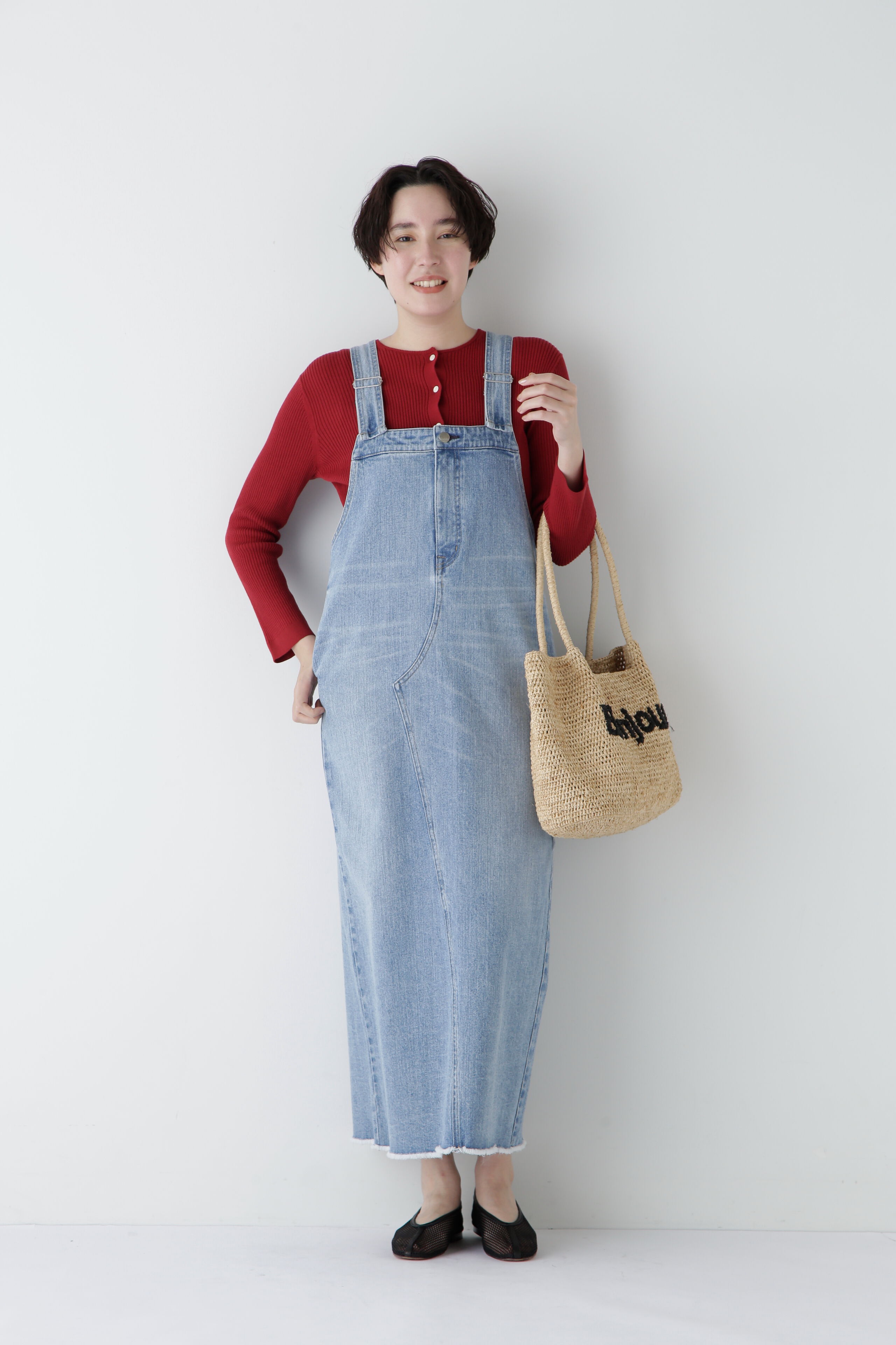  「◆アイラインサロペット」|ワンピース|