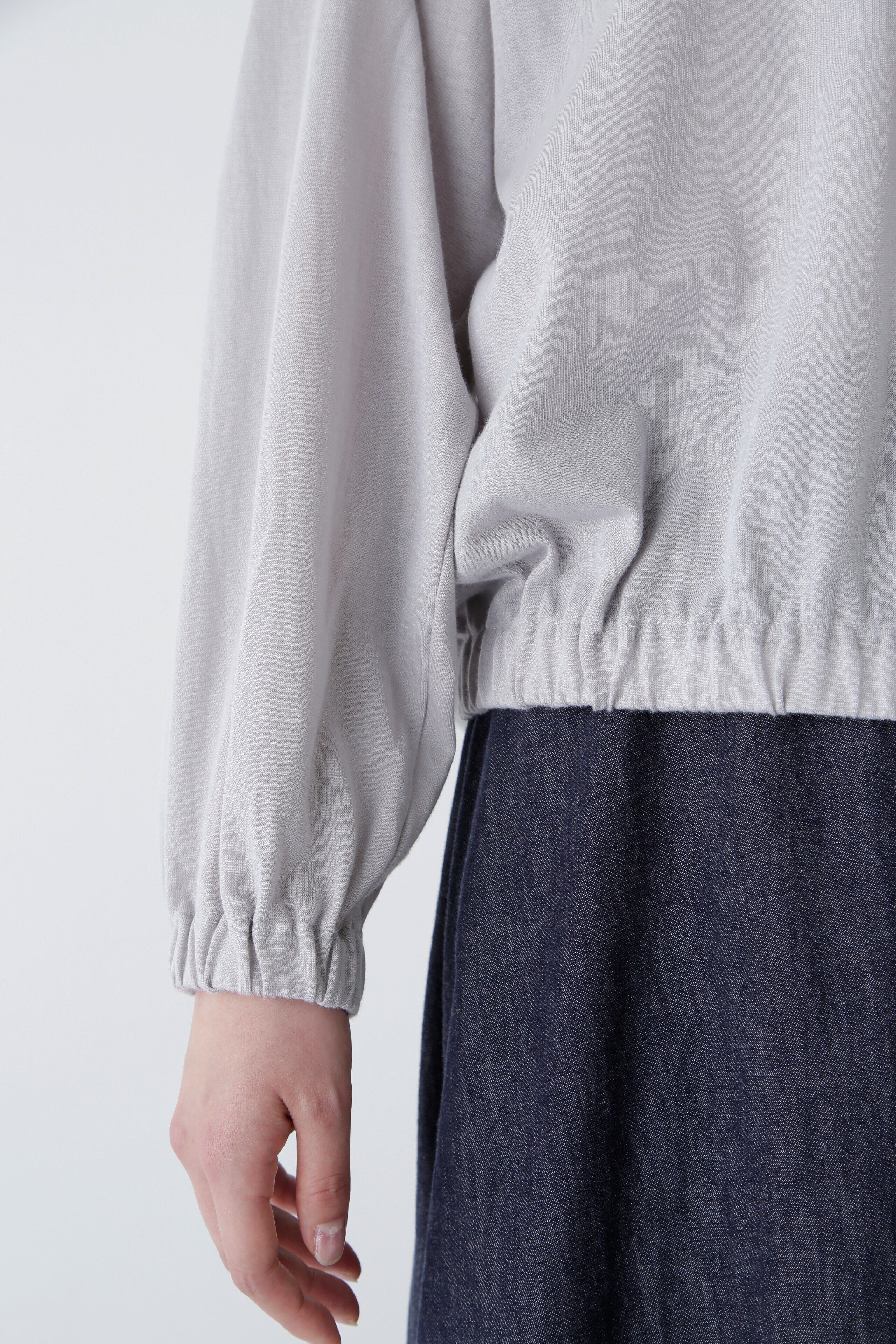  「◆コットンナイロンプレーティング天竺カットソー」|Tシャツ・カットソー|