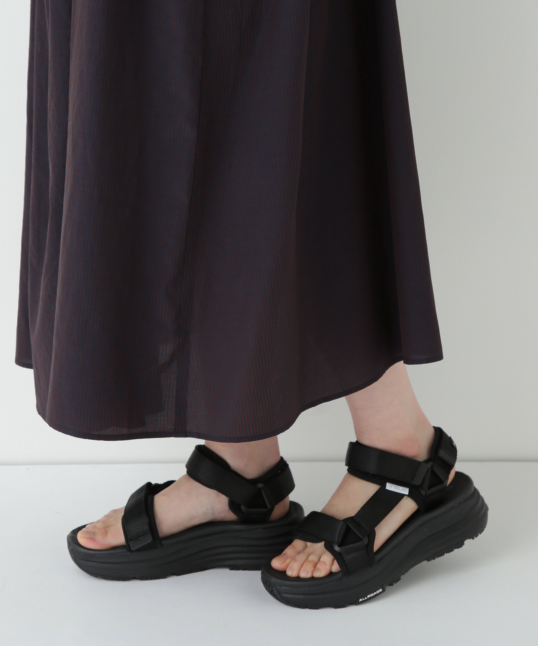  「◆ストライプローンキャミソールワンピース」|ワンピース|