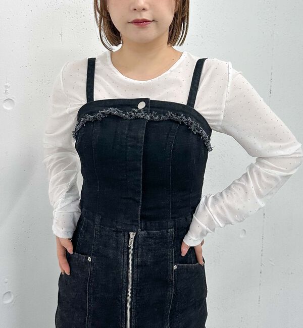 archives「Ｆボタンデニムビスチェ」|シャツ・ブラウス|