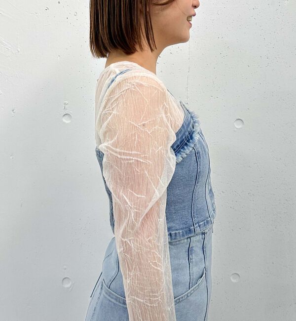 archives「Ｆボタンデニムビスチェ」|シャツ・ブラウス|