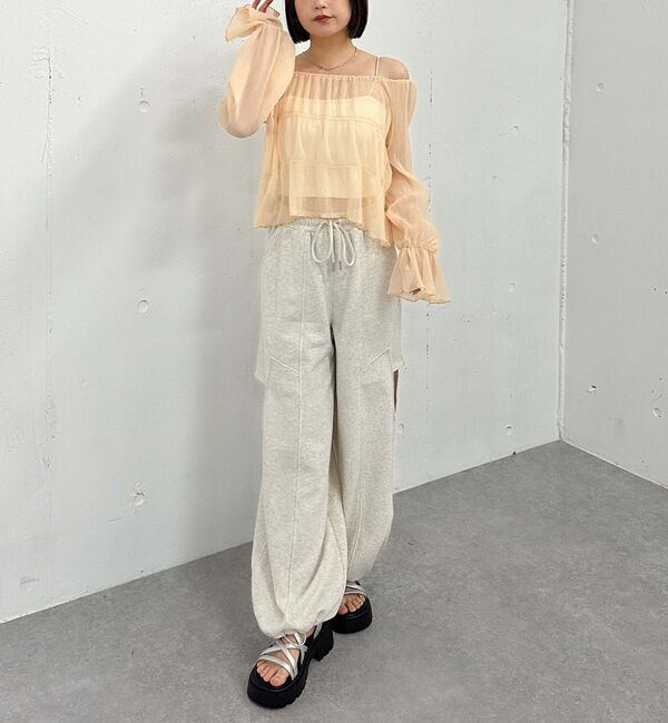 archives「サイドカットアウトスウェットパンツ」|その他|