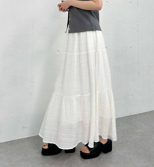 archives「シアーシャーリングティアードスカート」|スカート|