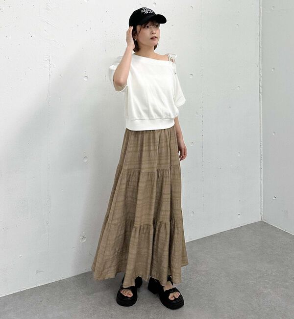 archives「シアーシャーリングティアードスカート」|スカート|