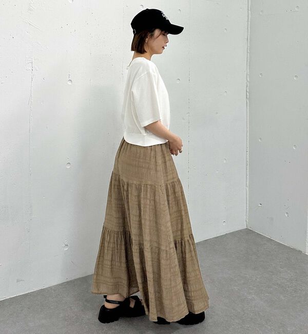 archives「シアーシャーリングティアードスカート」|スカート|