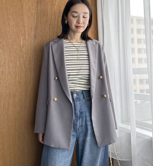 Doux archives「ダブルテーラードジャケット」|テーラードジャケット|