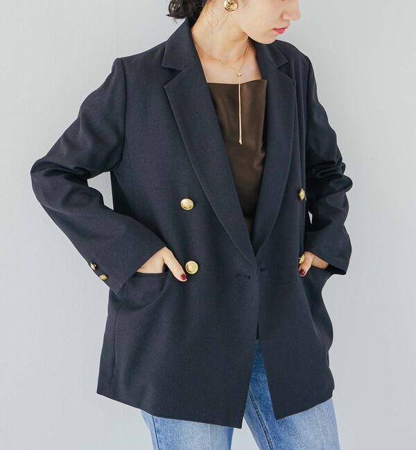 Doux archives「ダブルテーラードジャケット」|テーラードジャケット|