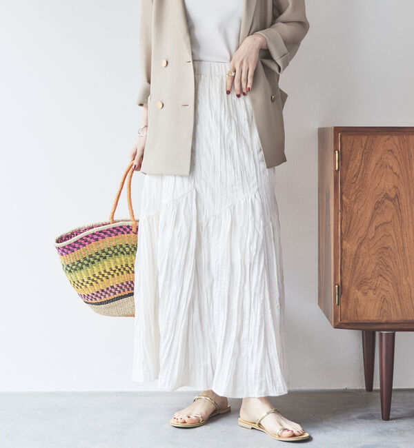 Doux archives「ワッシャーフレアスカート」|スカート|