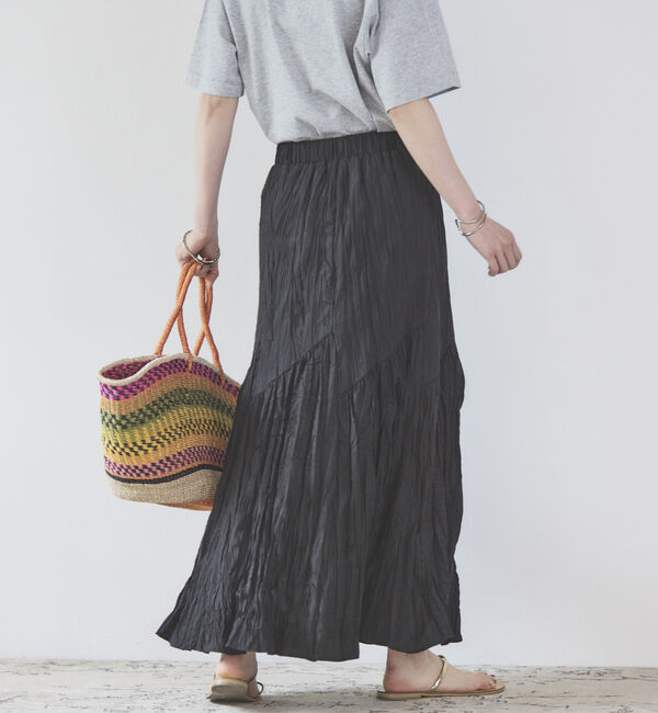 Doux archives「ワッシャーフレアスカート」|スカート|