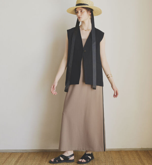 Doux archives「麻混ジレ」|テーラードジャケット|