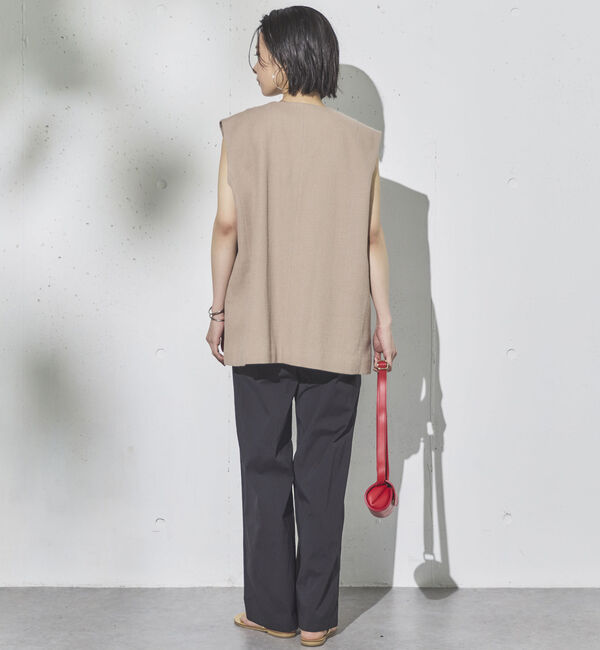 Doux archives「麻混ジレ」|テーラードジャケット|