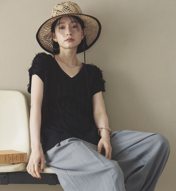 Doux archives「フリンジノースリニット」|ニット・セーター|