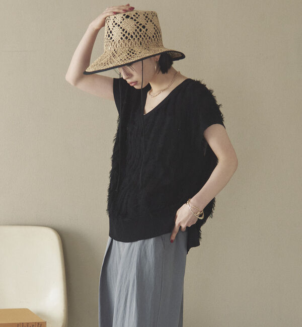 Doux archives「フリンジノースリニット」|ニット・セーター|