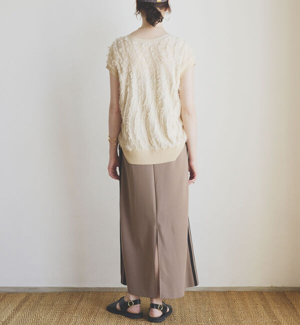 Doux archives「フリンジノースリニット」|ニット・セーター|