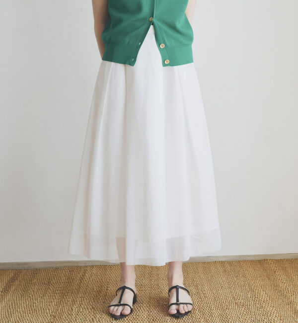 Doux archives「メッシュタックスカート」|スカート|