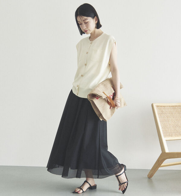 Doux archives「メッシュタックスカート」|スカート|