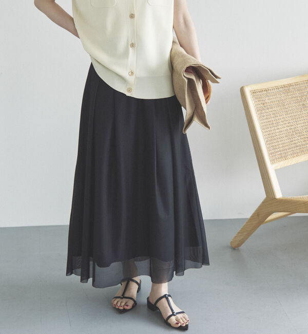 Doux archives「メッシュタックスカート」|スカート|