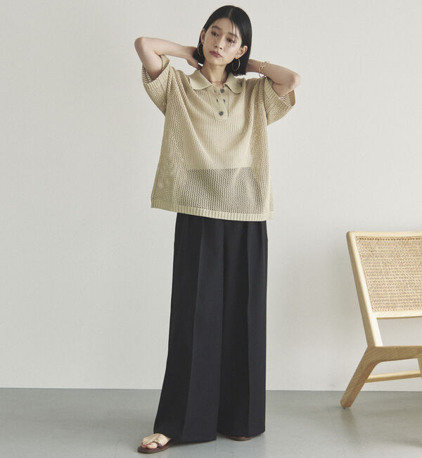 Doux archives「２タックワイドパンツ」|チノ|