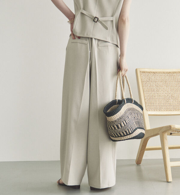 Doux archives「２タックワイドパンツ」|チノ|