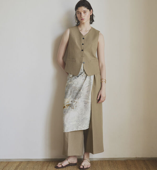 Doux archives「２タックワイドパンツ」|チノ|