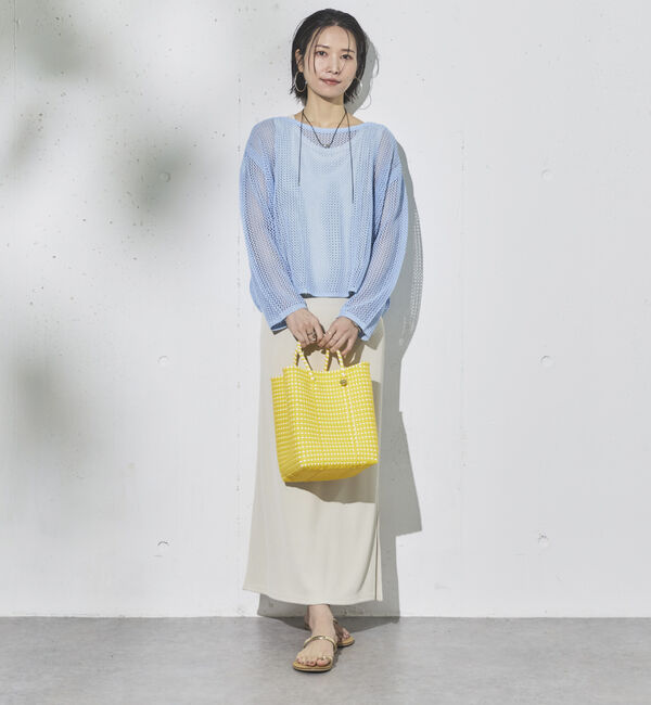 Doux archives「ラメ混メッシュニット」|ニット・セーター|