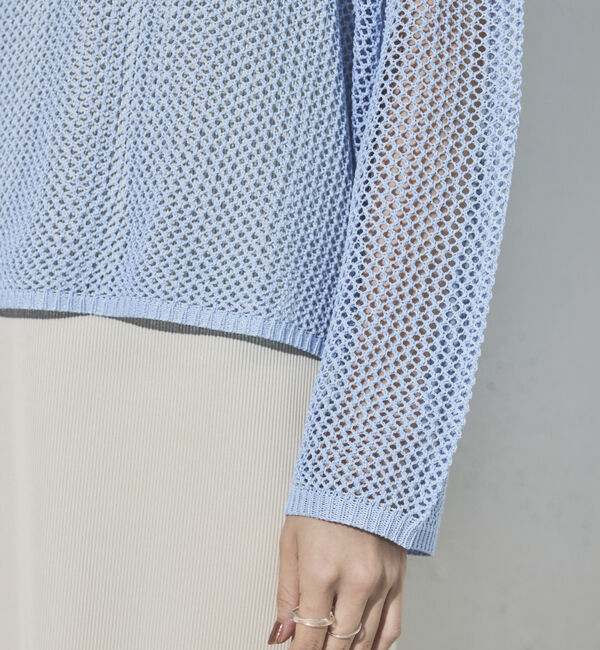 Doux archives「ラメ混メッシュニット」|ニット・セーター|